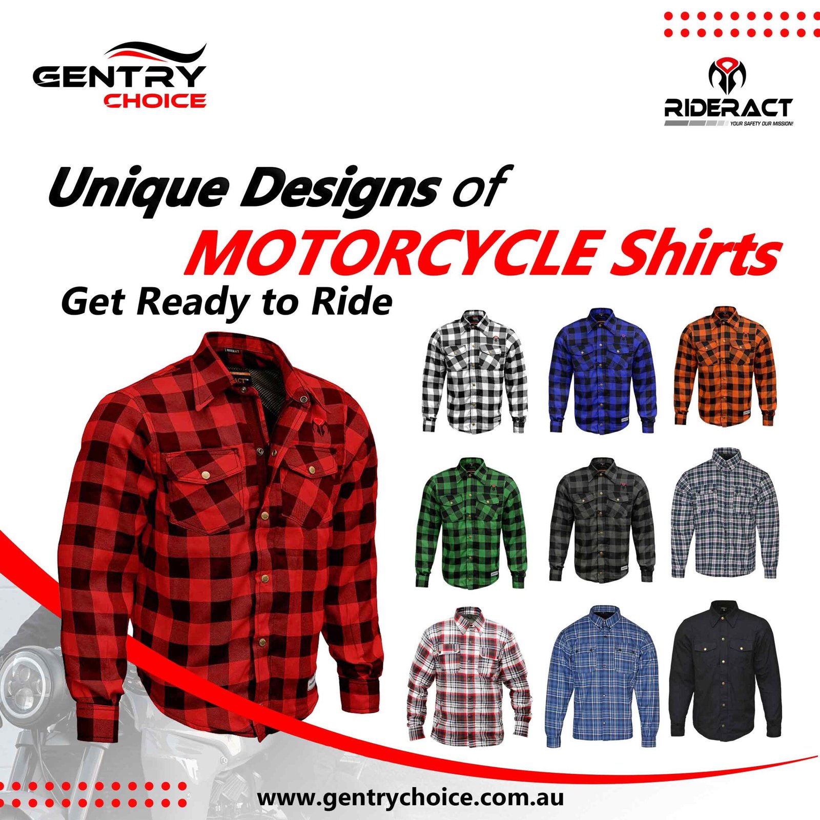 Unique Designs of Motorcycle Shirts