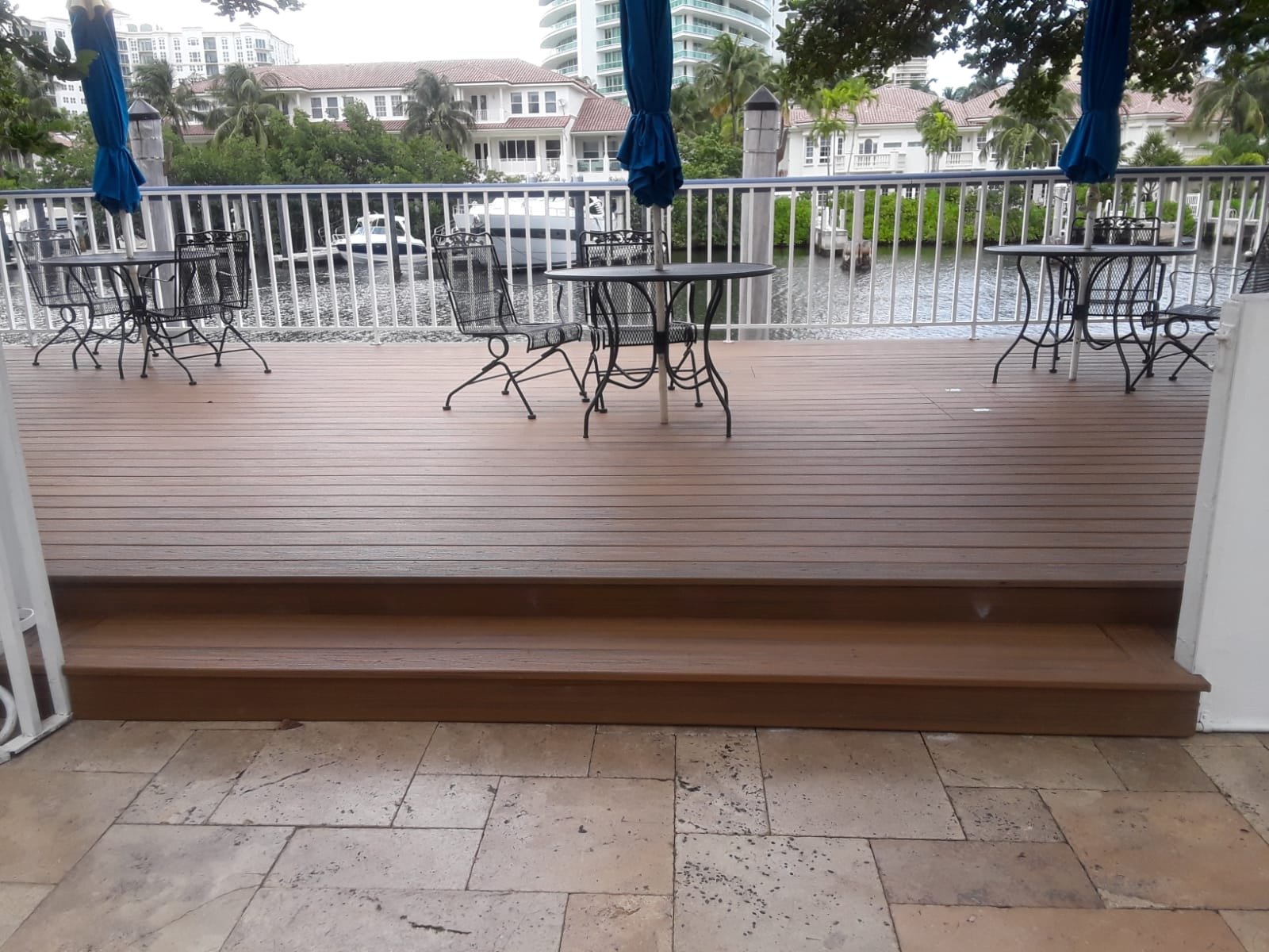 designer patio in Miami