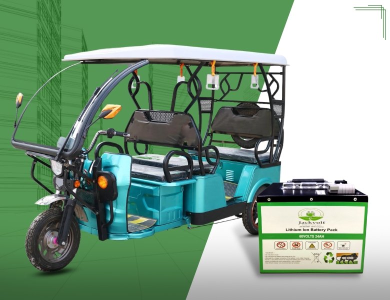 Jack Volt’s Lithium Battery Packs for E-Rickshaws