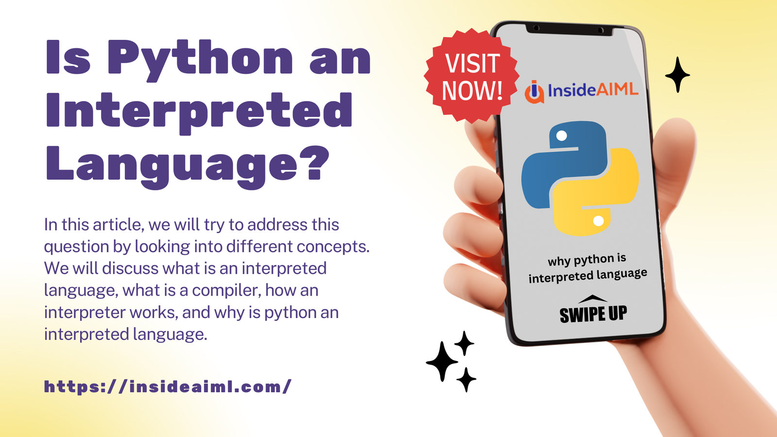 interpreted language python