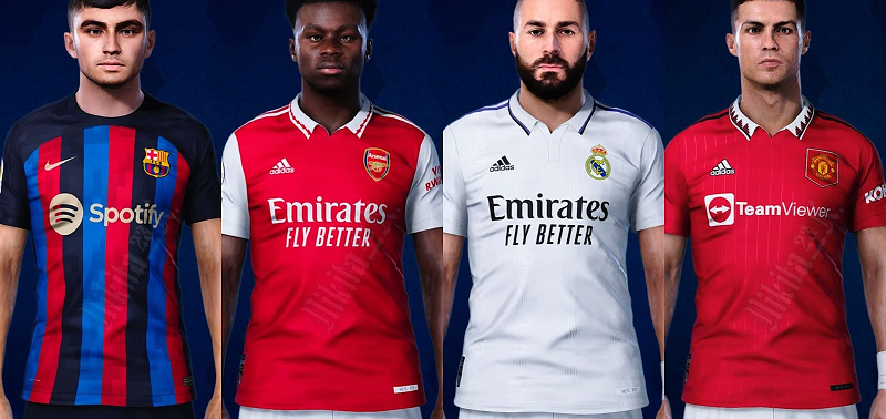 New 2023-24 Football Kits: Barcelona, Real Madrid, Manchester United, and More