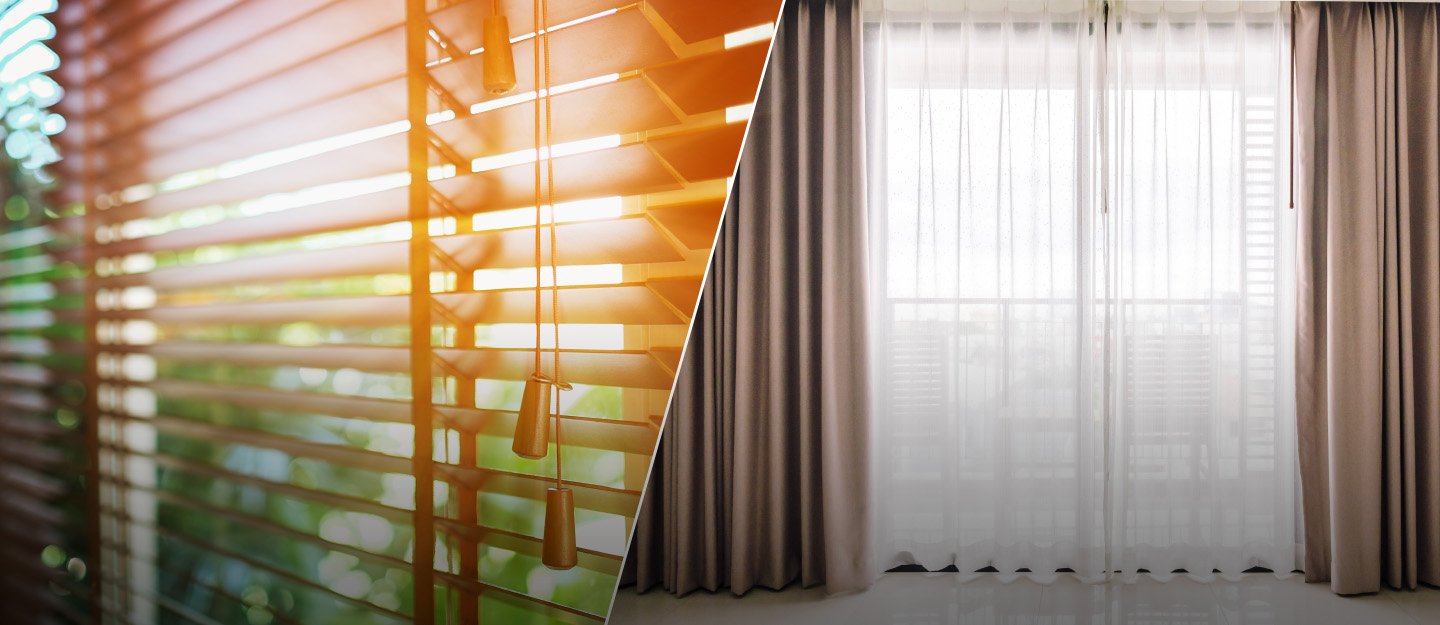 Window curtains vs blinds