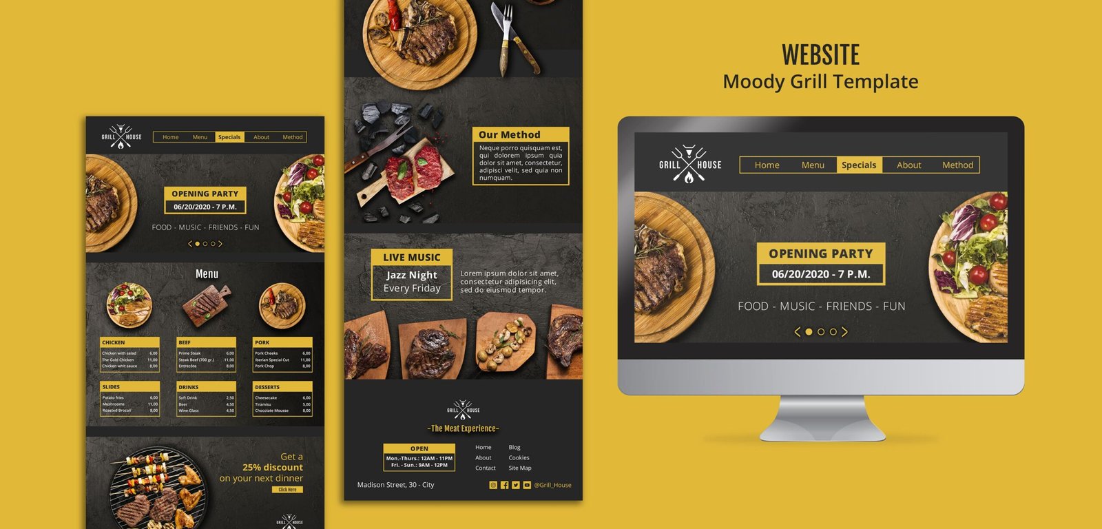 restaurants websites