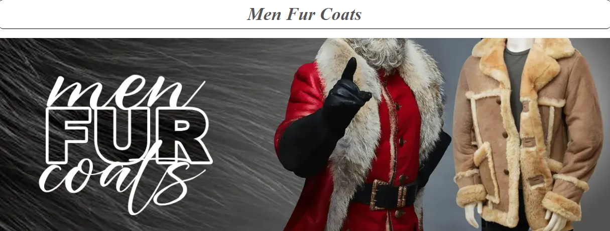 mens fur coats