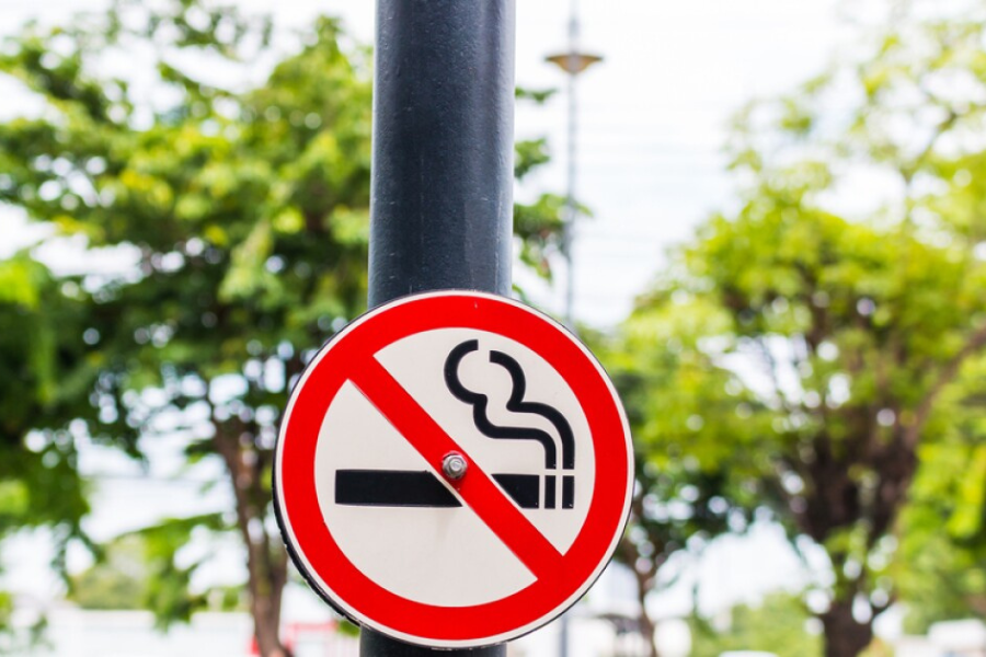 Avoid smoking because it's a risky habit