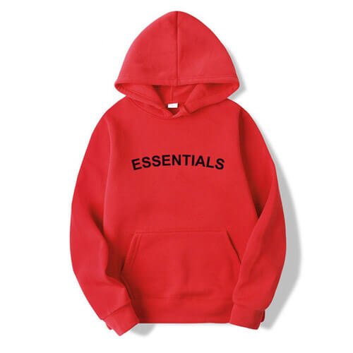 Red Essentials Hoodie The Perfect Blend of Style and Versatility