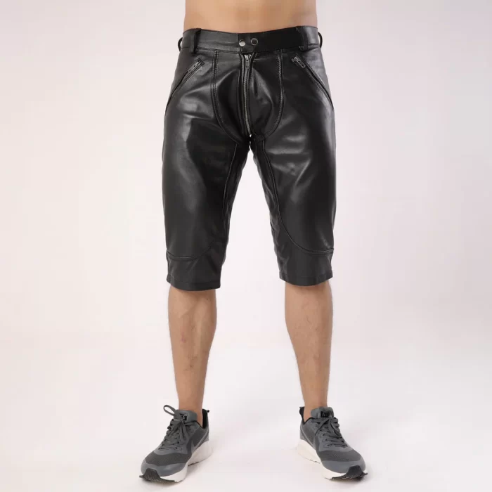 Luxurious Genuine Leather Shorts for Men