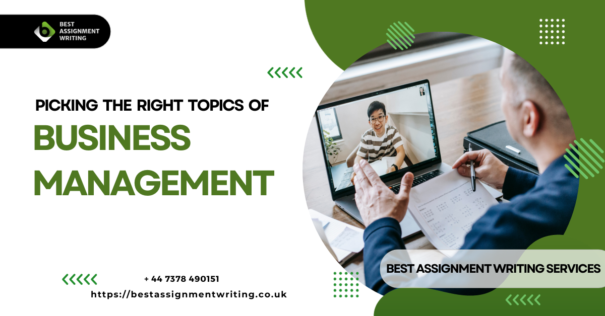 Business Management assignment help