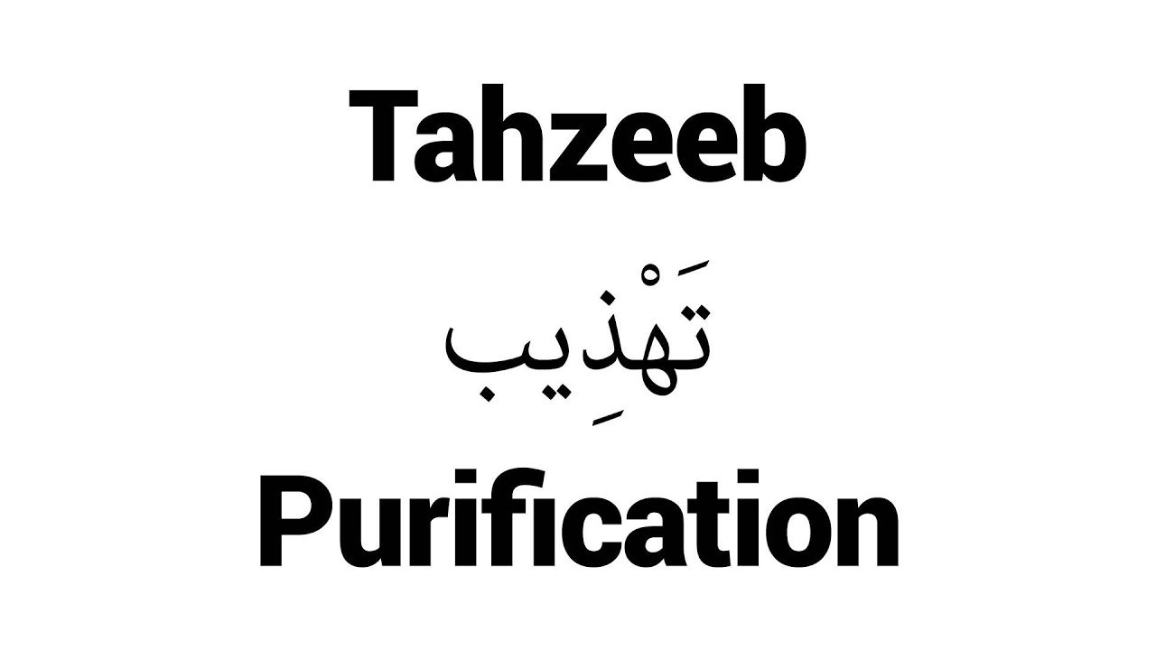 Tehzeeb Meaning in Urdu Recifest